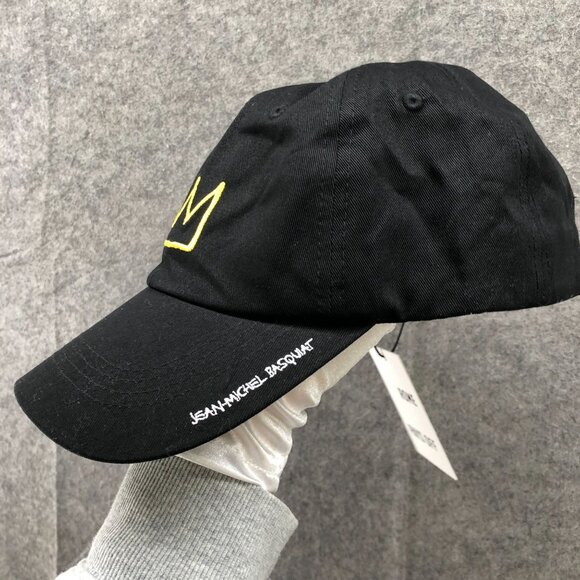 Jean Michel Basquiat Baseball Cap Hat Black Embroidered Unisex OS Great Jones - Picture 2 of 7
